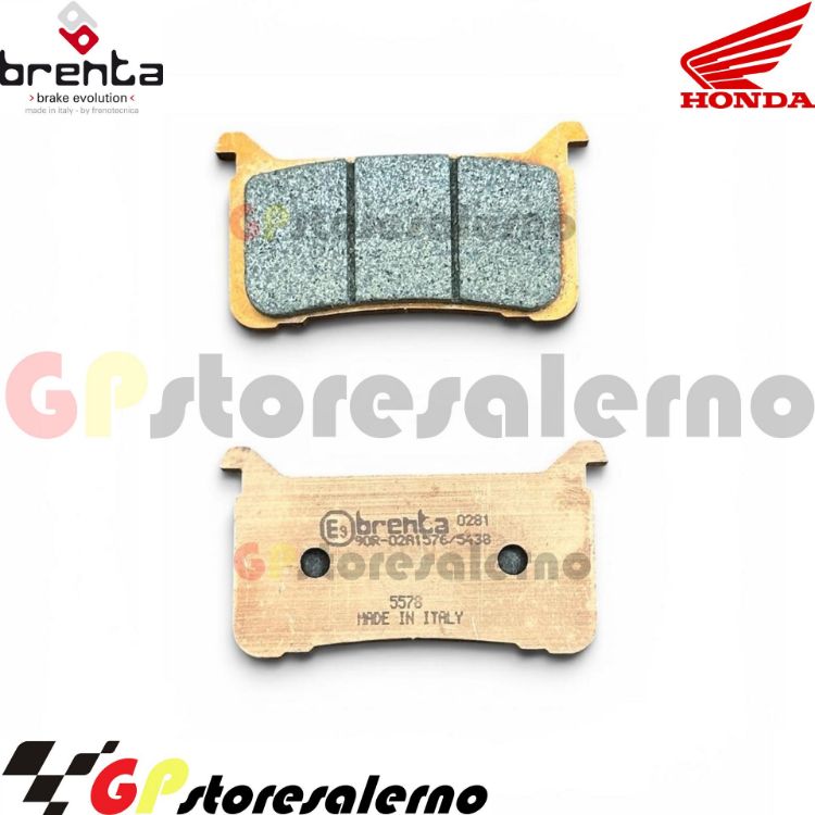 Immagine di 7197 PRO COPPIA PASTIGLIE ANTERIORI BRENTA RACING SINTERIZZATE PRO PER HONDA 1100 CB RS DAL 2017 AL 2019