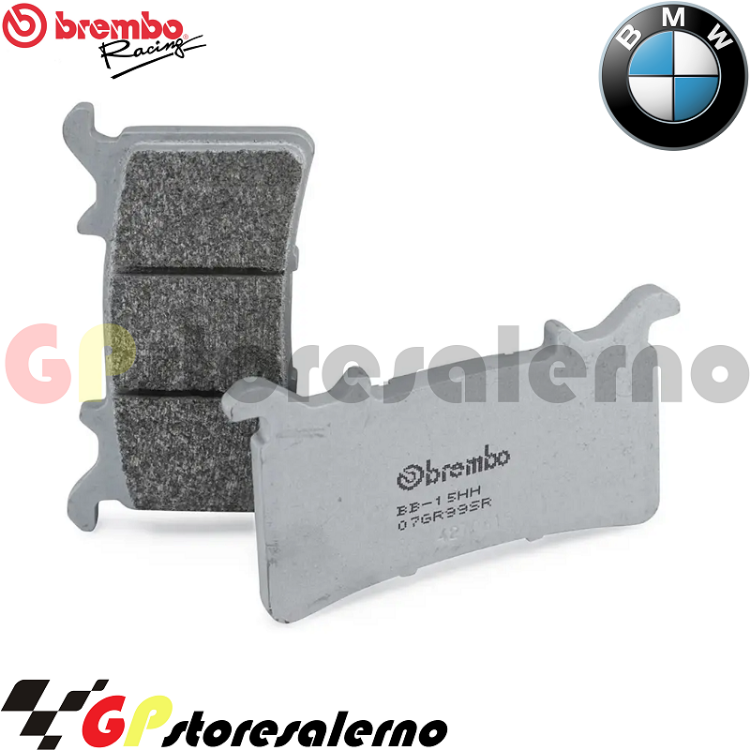 Immagine di 07GR99SR COPPIA PASTIGLIE FRENO ANTERIORI RACING STRADA PISTA BREMBO SR PER BMW 1000 M R PINZE BMW DAL 2023 AL 2026