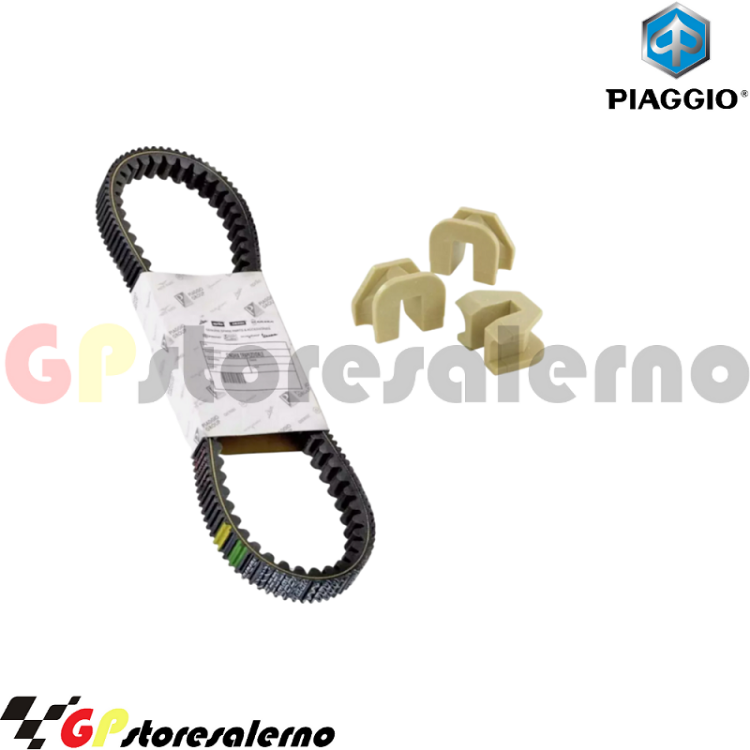 Immagine di 1A016415 KIT CINGHIA TRASMISSIONE E CURSORI ORIGINALE PIAGGIO 310 BEVERLY HPE DAL 2024 AL 2026