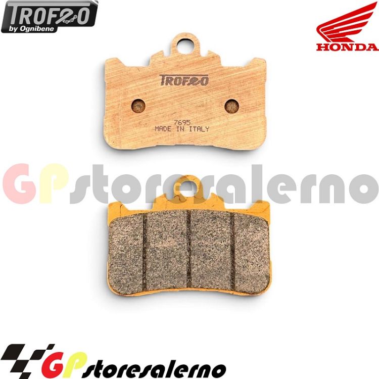 Immagine di 43019201 COPPIA PASTIGLIE FRENO ANTERIORI SINTERIZZATE OGNIBENE TROFEO HONDA 500 CB FA 2022