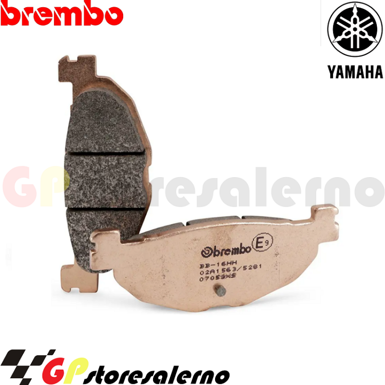 Immagine di 07059XS COPPIA PASTIGLIE POSTERIORI BREMBO SINTERIZZATE XS YAMAHA 400 MAJESTY DAL 2004 AL 2011