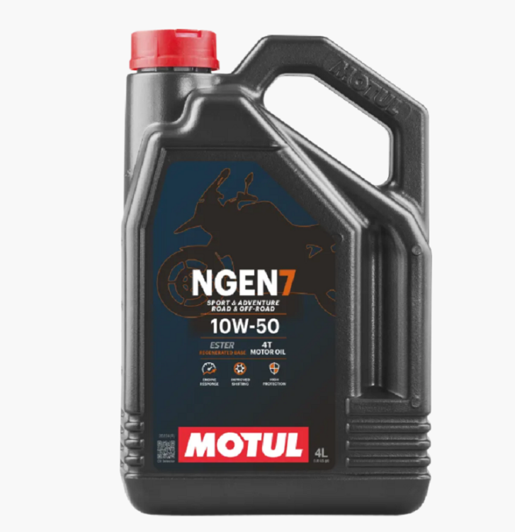 Immagine di NGEN 7 10W50 OLIO MOTORE MOTUL 4T SINTETICO TANICA 4 LITRI